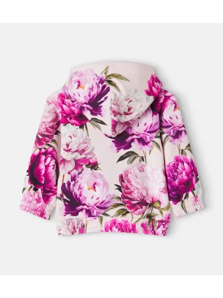 Gyerek kapucnis melegítő felső Dolce&gabbana rózsaszín