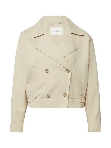 S.Oliver Palton de primăvară-toamnă crem