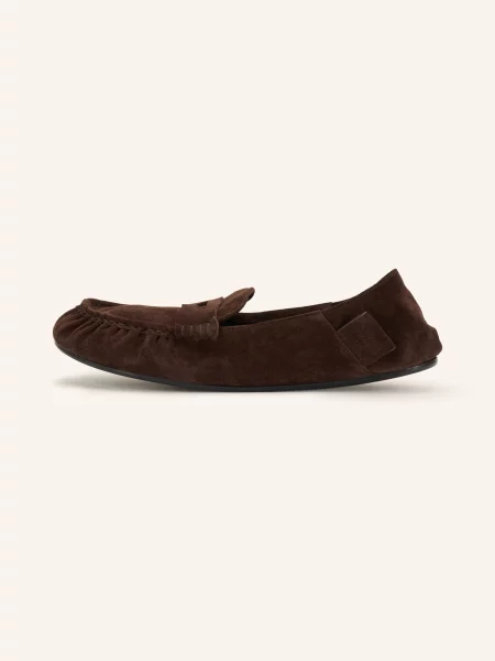 Polobotky Acne Studios hnědé