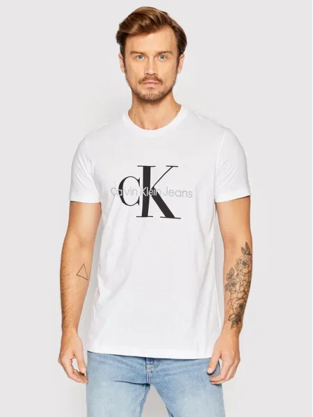 Tričko Calvin Klein Jeans biela