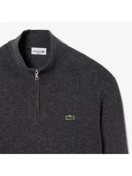 Класичний светр Lacoste сірий