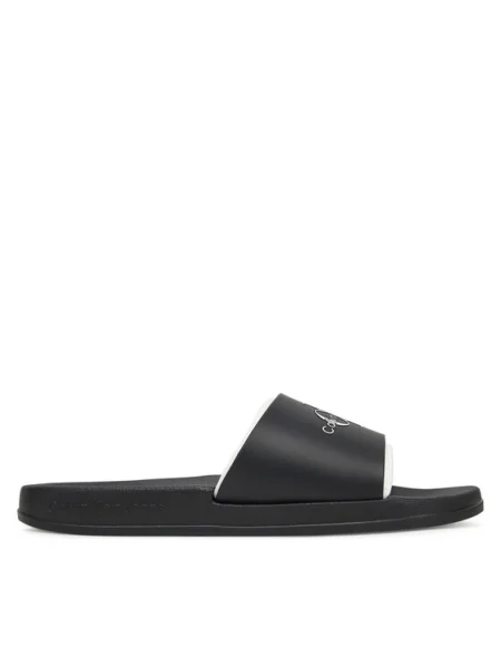 Чехли Calvin Klein Jeans SLIDE MONOGRAM TPU черно