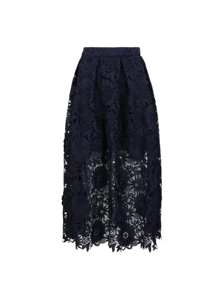 Sukienka midi Rotate Birger Christensen do kolan niebieska