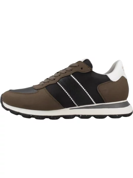 Sneakersy Geox skórzane zielone