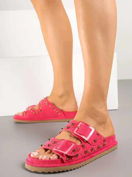 Papuci Elliva Fucsia roz