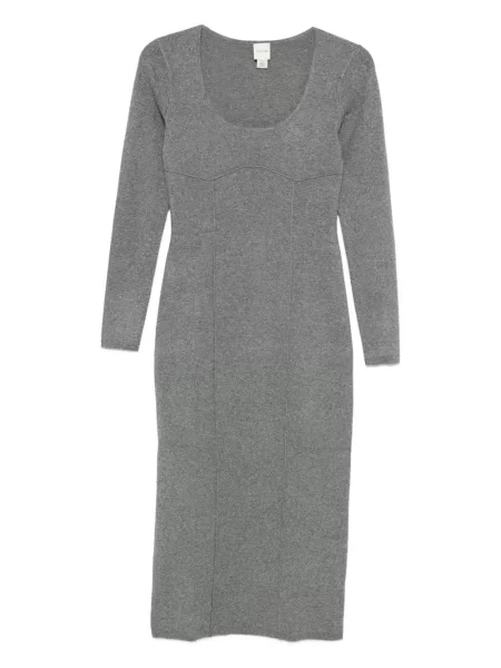Lung rochie midi Calvin Klein gri