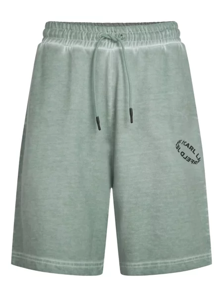 Džínové šortky Karl Lagerfeld Jeans s potiskem modré