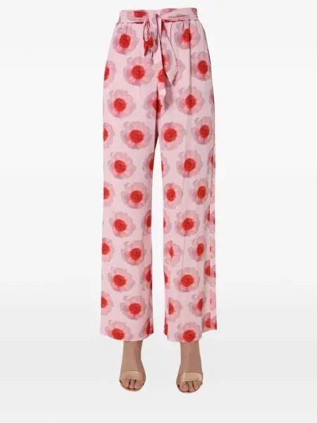 Pantaloni Baum Und Pferdgarten cu model floral roz
