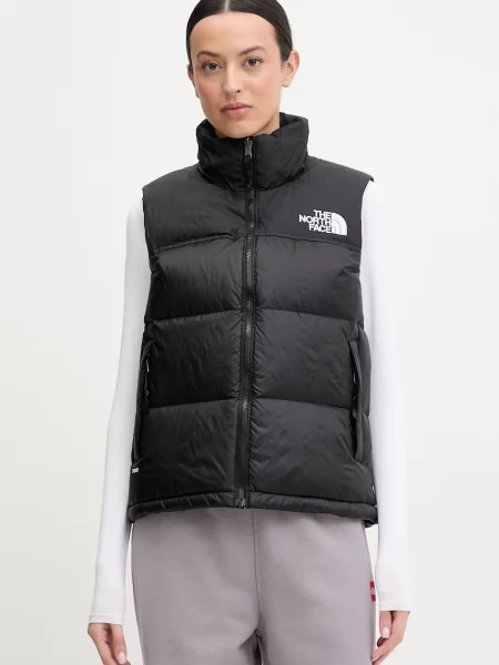 The North Face vestă de puf RETRO NUPTSE negru