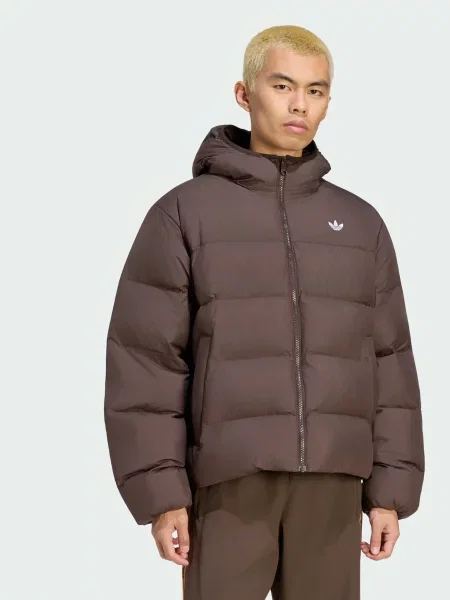 Куртки та дублянки adidas перероблений коричневий