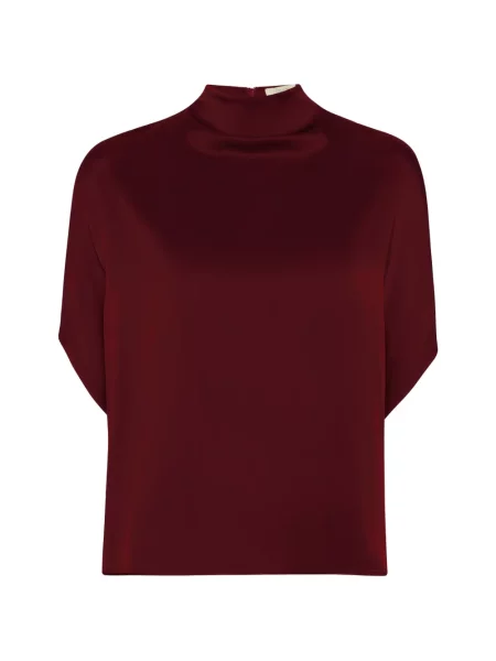 Satynowa bluzka Lapointe czerwona