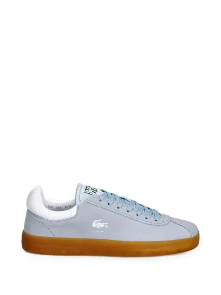 Sneakerși Lacoste cu broderie albastru
