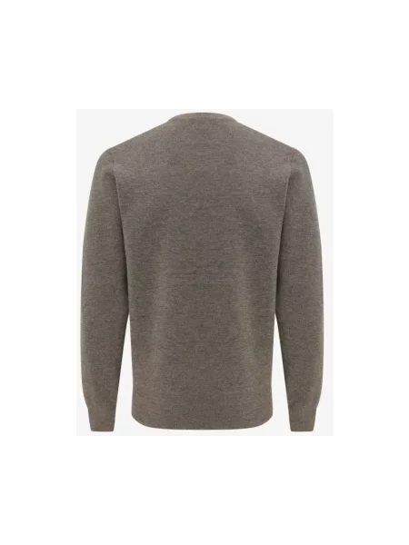 Sweter Genti wełniany szary