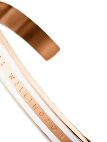 Dryžuotas apyranke Daniel Wellington su autografu rožinė