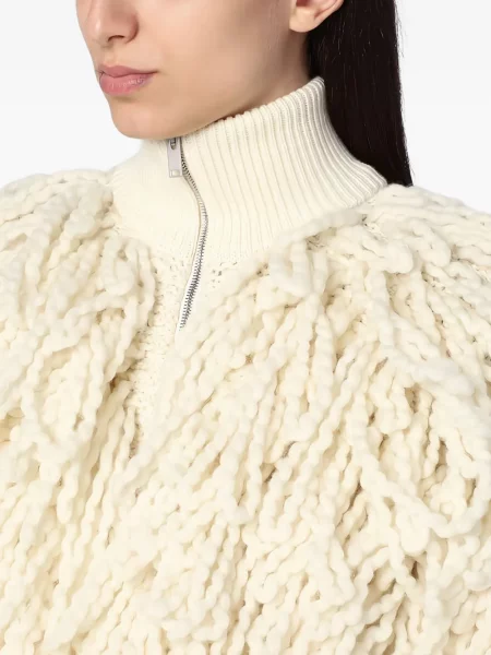 Geacă Stella Mccartney cu franjuri