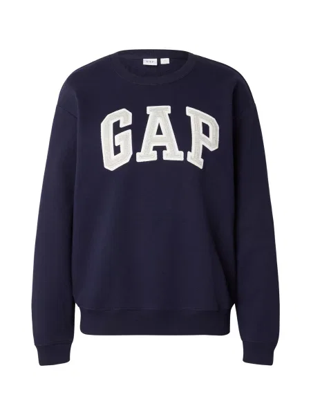 Gap Tall Mikina HERITAGE námornícka modrá / svetlosivá biela