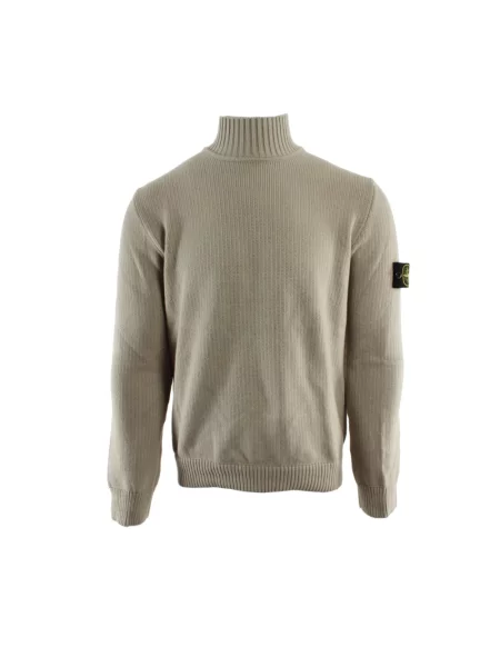 Golf Stone Island z kamieniami beżowy