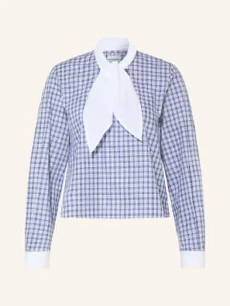 Claudie Pierlot Bluzka Z Kokardą beige biała