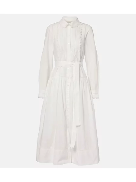 Srajčna obleka Ulla Johnson bela