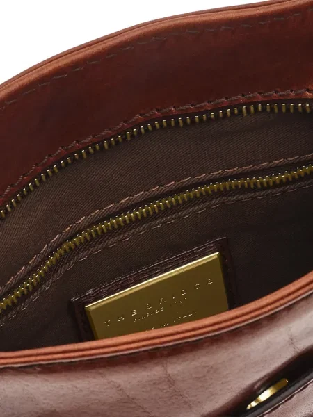 Geantă crossbody The Bridge din piele maro