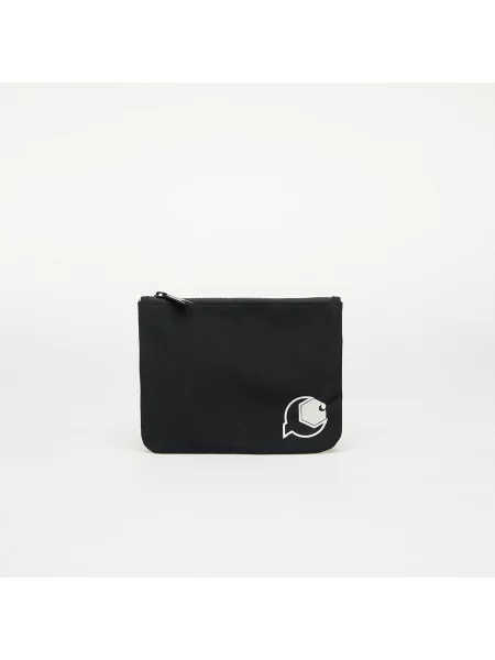 Portofel Carhartt WIP Industry Zip Wallet Black Universal negru