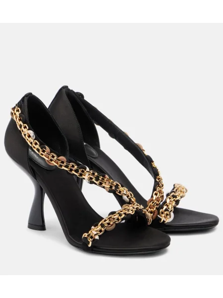 Colier Pucci din satin negru