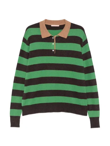 Gulerat tricou polo Maggie Marilyn verde