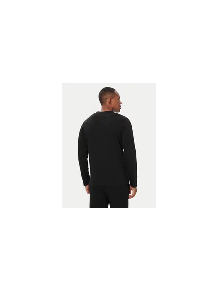Kappa Majica z dolgimi rokavi Regular Fit črna