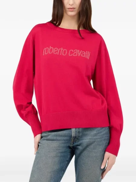 Pulover Roberto Cavalli cu autograf roșu