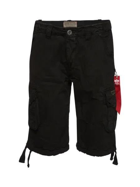 ALPHA INDUSTRIES Pantaloni Jet' negru