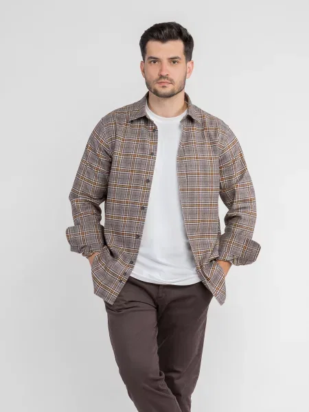 Сорочка Arber коричневий