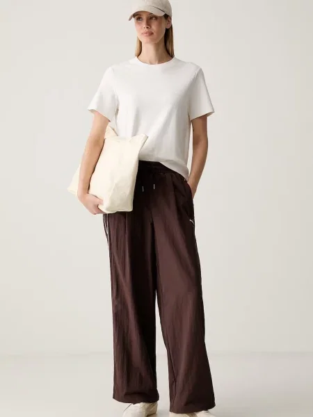 Puma trenirka Piping Relaxed Woven rjava