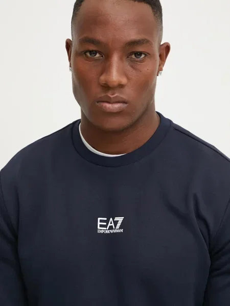 Geacă Ea7 Emporio Armani albastru