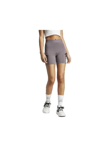 Leggings Adidas cu dungi gri