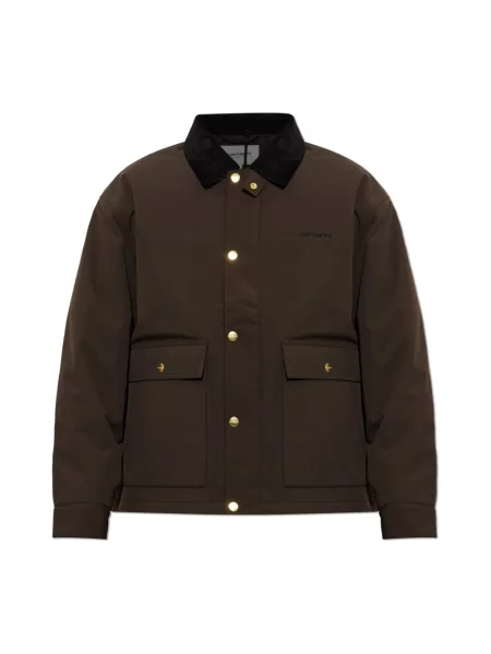 Ocieplana kurtka Carhartt Wip brązowa