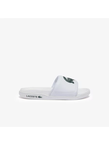 Lacoste шльопанці Croco Dualiste білі
