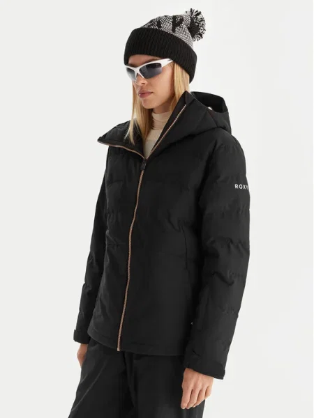 Roxy Скиорско яке Snowhill Puffy JK Tailored Fit черен