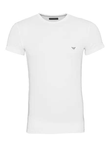 Emporio Armani Tričko čierna biela