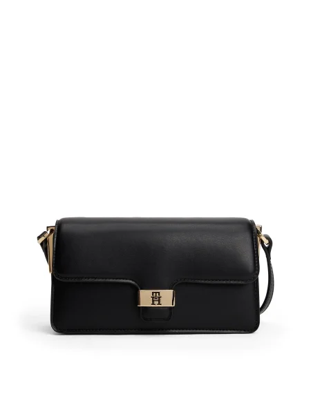 TOMMY HILFIGER Geantă de umăr Heritage' negru