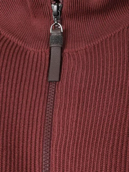 Cardigan Brunello Cucinelli tricotate roșu