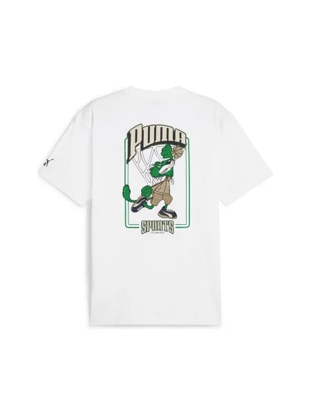Puma T-shirt For The Fanbase Graphic Relaxed Fit bijela