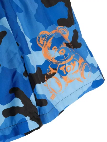Kąpielówki dziecięce Moschino niebieskie