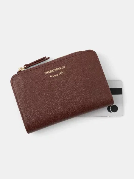 Кожаный кошелек Emporio Armani