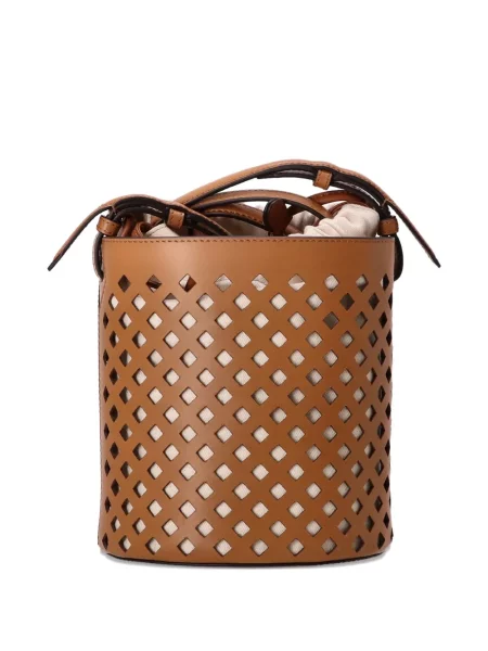 Geantă bucket Mulberry din piele maro