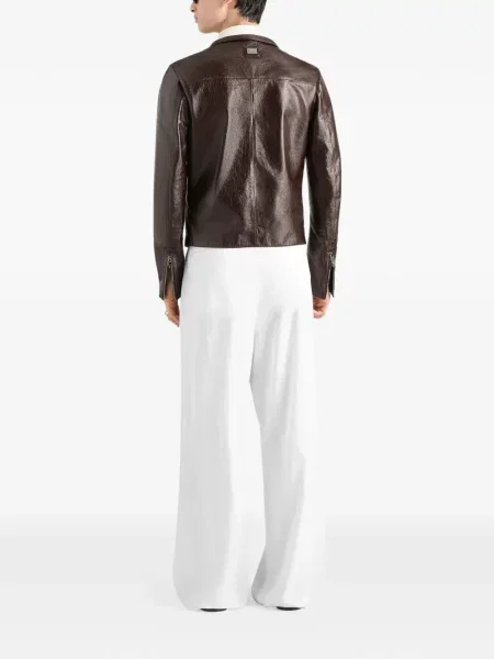 Geanta de piele Dolce & Gabbana maro
