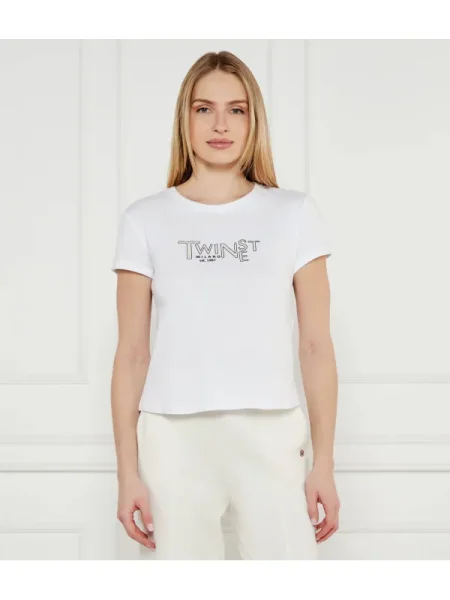 TWINSET Tricou alb