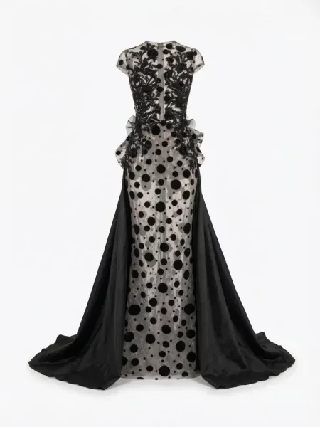 Rochie Gattinolli By Marwan cu buline negru