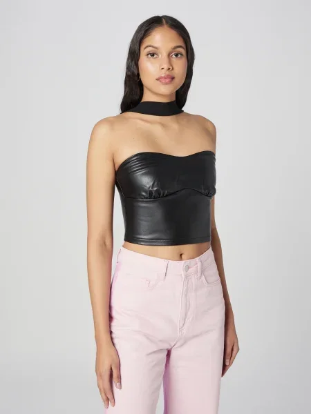 ABOUT YOU x Emili Sindlev Top Soraya' negru