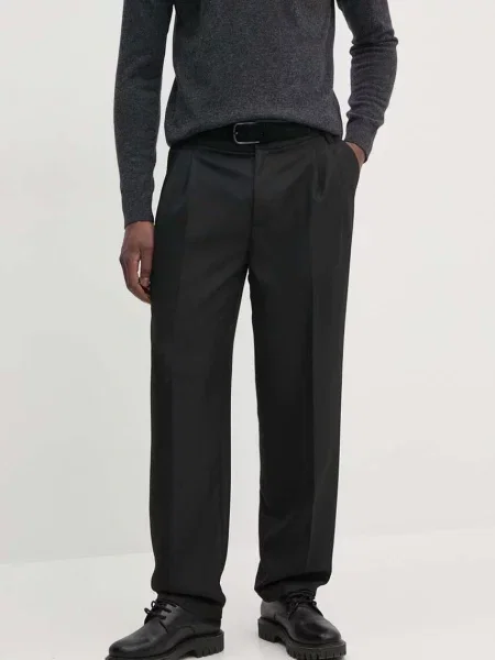 Versace Jeans Couture pantaloni barbati drept negru