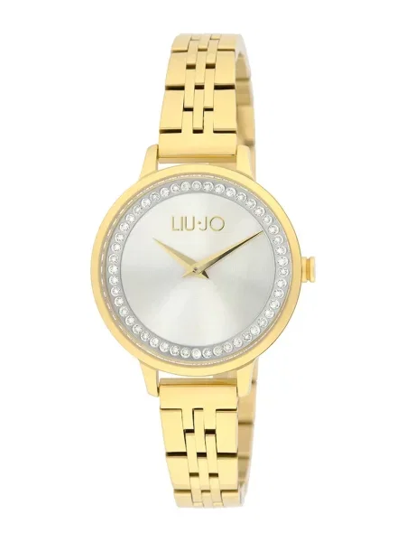 Liu Jo Ceas analogic albastru pastel / auriu / transparent alb